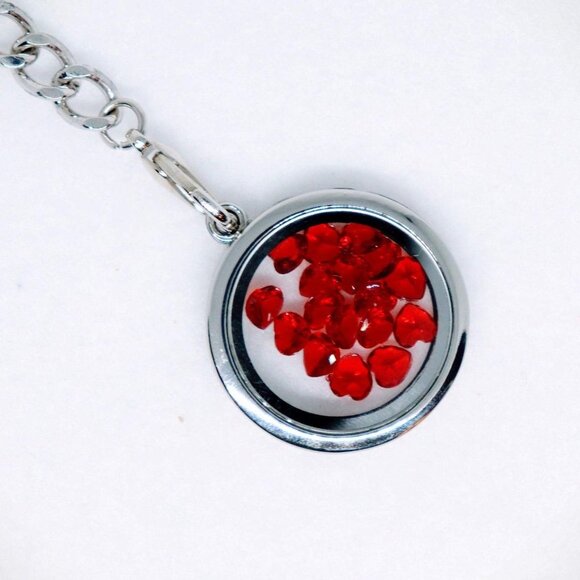 Keychain Floating Charm Locket - Picture 2 of 8